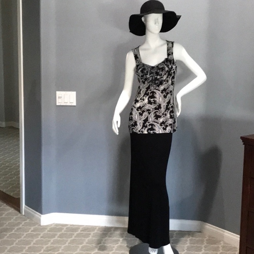 Chiffon ruffle top.